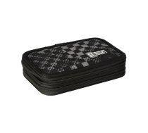 Double pencil case with accessories Chessboard Crush