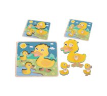 Wooden puzzle duck duck puzzle