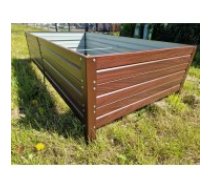 Paaugstinātā dārza dobe Klasika Garden 1500x750x300mm, koka imitācija