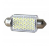 B2-4 Autolampas 36SMD-LED, 3D, SV8.5 41mm 24V, balta 1gb