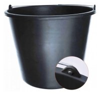 Plastmasas spainis 12 L, melns