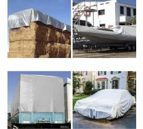 Tents – pārklājs 3 × 5 m, sudraba (120 g/m²)