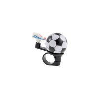 Velosipēda zvans "FOOTBALL", balts/melns