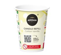 Aroma aromātiskā svece, 150g, Cotton Vanilla, REZERVE | AR12134 | 5904224121341