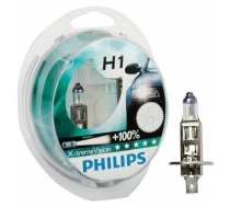 Autolampas  PHILIPS H1 55W X-treme Vision +130% 2gab. | P12258XVS2  | 8727900360646