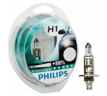 Autolampas PHILIPS H1 55W X-treme Vision +130% 2gab. | P12258XVS2 | 8727900360646