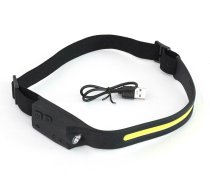 Galvas lukturis, COB LED, lādējams, mitrumizturīgs | CC42968 | 5901225429681
