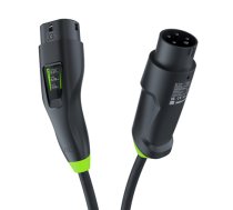 Green Cell Habu 2in1 Vieds un mobīls autolādētājs 11kW EVGC01 16A 7 m Melns/Zaļš