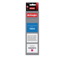 Ink cartridge Activejet AE-664M (replacement Epson T6643; Supreme; 100 ml; Magenta)