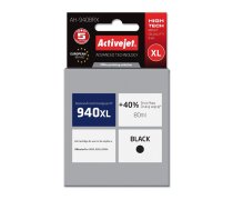 Ink cartridge Activejet AH-940BRX (replacement HP 940XL C4906AE; Premium; 80 ml; black)