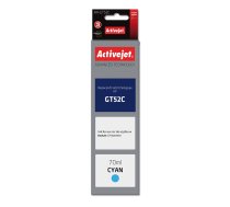 Ink cartridge Activejet AH-GT52C (replacement HP GT52C M0H54AE; Supreme; 70 ml; blue)