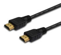 Cable SAVIO cl-01 (HDMI - HDMI ; 1,5m; black color)