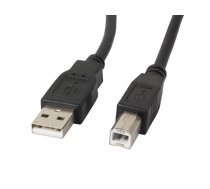 Cable Lanberg CA-USBA-11CC-0018-BK (USB 2.0 M - USB 2.0 type B M; 1,8m; black color)
