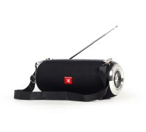 Gembird SPK-BT-17 portable Bluetooth speaker with FM-radio, black