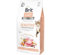 BRIT Care Grain-Free Sensitive Turkey&Salmon - dry cat food - 7 kg