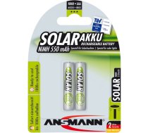 1x2 Ansmann maxE NiMH rech.bat. Micro AAA 550 mAh SOLAR