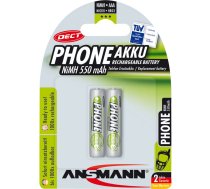 1x2 Ansmann maxE NiMH rech.bat. Micro AAA 550 mAh DECT PHONE