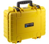 B&W Outdoor Case Type 4000 yellow incl. foam insert