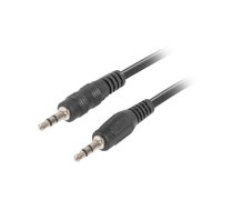 Cable Lanberg CA-MJMJ-10CC-0020-BK (Mini Jack M - Mini Jack M; 2m; black color)