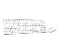 Keyboard + mouse Set Esperanza EK122W (USB 2.0; white color; Laser)