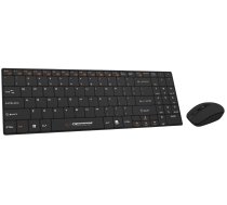 Keyboard + mouse Set Esperanza EK122K (USB 2.0; (US); black color; Laser)