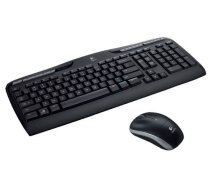 Set of wireless keyboard + mouse Logitech 920-003999 (Membrane; USB 2.0; (DE); black color; Optical)