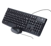 Keyboard + mouse Set membrane Logitech MK120 920-002563 (USB 2.0; (US); black color; Optical)
