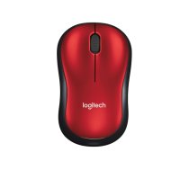 Mouse Logitech M185 910-002240 (Optical; 1000 DPI; red color)