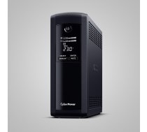 CyberPower Tracer III VP1600ELCD-FR uninterruptible power supply (UPS) Line-Interactive 1600 VA 900 W 5 AC outlet(s)