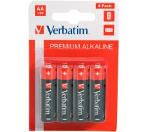 1x8 Verbatim Alkaline battery Mignon AA LR6              49503