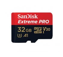 32 GB MicroSDHC SANDISK Extreme PRO R100/W90 C10 U3 V30 A1 - SDSQXCG-032G-GN6MA