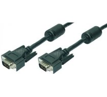 LogiLink Kabel VGA 2x Stecker mit Ferritkern schwarz 300 Meter CV0002
