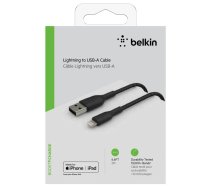 Belkin Lightning Cable 2m, coated, mfi cert, black