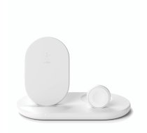 Belkin 3-in-1 wirel. Charger for Apple Watch/iPhone, white