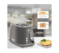 ProfiCook 2 Slice-Toaster Vintage PC-TA 1193 (Anthracite)