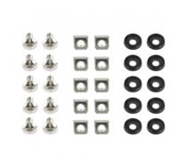 Gembird 19'' rack mounting set (bolta nut washer) 10 pcs set 19A-FSET-01