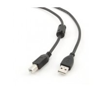 CableXpert USB A auf USB B Kabel mit Ferritkern 45 Meter CCF-USB2-AMBM-15