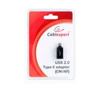 CableXpert USB 2.0 Type-C adapter (CM/AF) A-USB2-CMAF-01