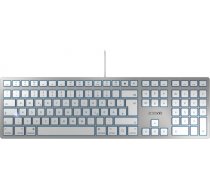 Cherry KC 6000 SLIM FOR MAC - Standard - USB - QWERTZ - Silver JK-1610DE-1