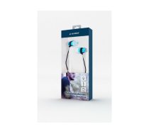 Gembird In-Ear Kopfhörer mit Mikrofon blau MHS-EP-002