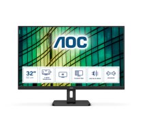 AOC E2 80 cm (31.5inch) 4K Ultra HD - LED - 4 ms - Black U32E2N