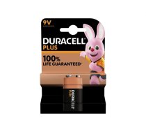 Battery Duracell Alkaline Plus Extra Life MN1604/6LR61 E-Block 9V (1-Pack)