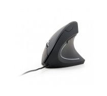 Gembird Right-hand - Vertical design - USB Type-A - Black MUS-ERGO-01