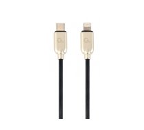 CableXpert USB Typ-C auf 8-poliges Lade- und Datenkabel 1 m black- CC-USB2PD18-CM8PM-1M