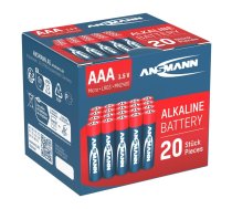 1x20 Ansmann Alkaline Micro AAA LR 03 red-line Box