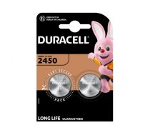 Duracell Battery Lithium Button Cell CR2450 3V Blister (2-Pack)