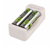 Ansmann Charger Basic II incl. 2 x AA 1300mAh Akku 1001-0119-01