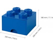 LEGO Storage Brick Drawer 4 BLUE (40051731)