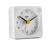 Braun BC 02 XW quartz alarm white with light switch