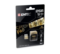 Emtec MicroSDXC 256GB SpeedIN PRO CL10 100MB/s FullHD 4K UltraHD